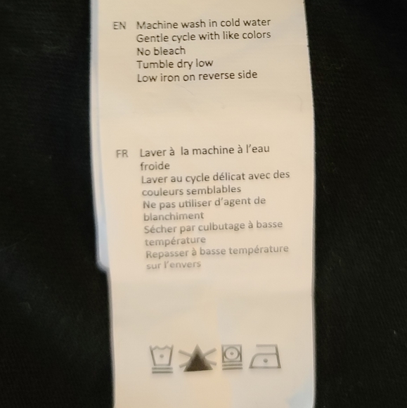 ⚡2/$25-NWOT- Black Cold-shoulder Lace-up Tee - Picture 8 of 12